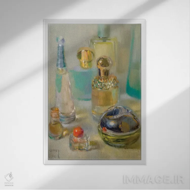 تابلو جوهره اثر الکس کلی - نمای قابدار سفید