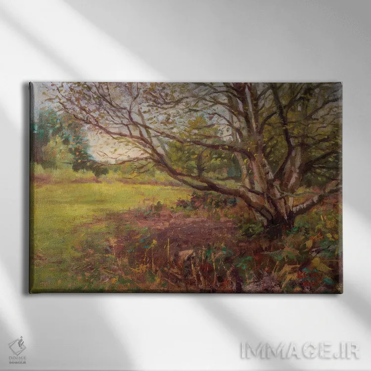 تابلو پاییز (در فضای باز) اثر الکس کلی - نمای روبهرو روی دیوار
