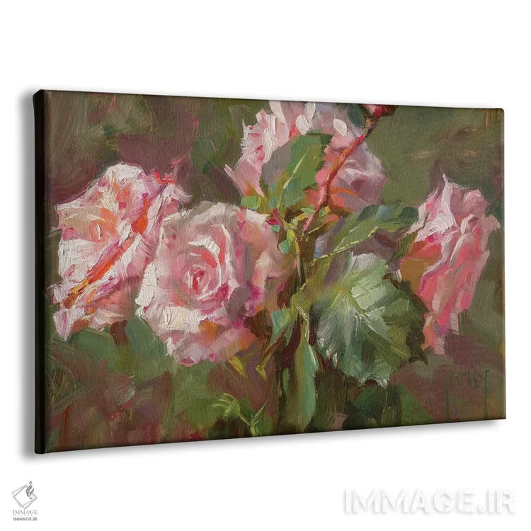 تابلو رزها برای ریچارد اثر الکس کلی - نمای پرسپکتیو محصول