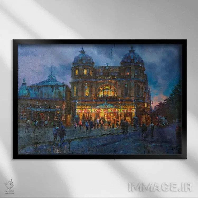 تابلو ارواح شب شنبه اثر الکس کلی - نمای قابدار مشکی