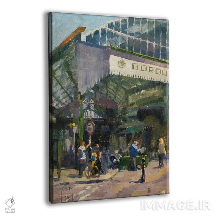 تابلو بازار برو (در فضای باز) اثر الکس کلی - نمای پرسپکتیو محصول