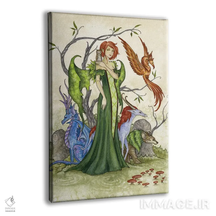 تابلو مجموعه جانوران (مجموعه حیوانات) اثر امی براون - نمای پرسپکتیو محصول