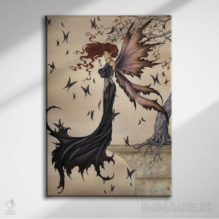 تابلو مرموز اثر امی براون - نمای روبهرو روی دیوار