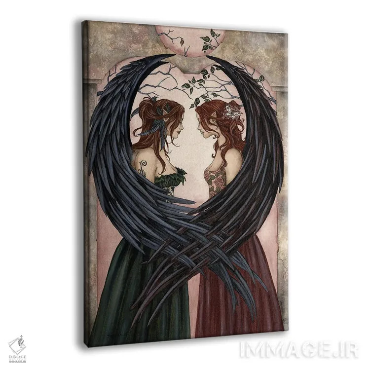 تابلو خواهران اثر امی براون - نمای پرسپکتیو محصول