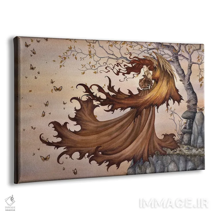 تابلو عبور به پاییز اثر امی براون - نمای پرسپکتیو محصول