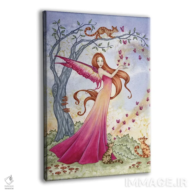 تابلو جادوی پروانه اثر امی براون - نمای پرسپکتیو محصول