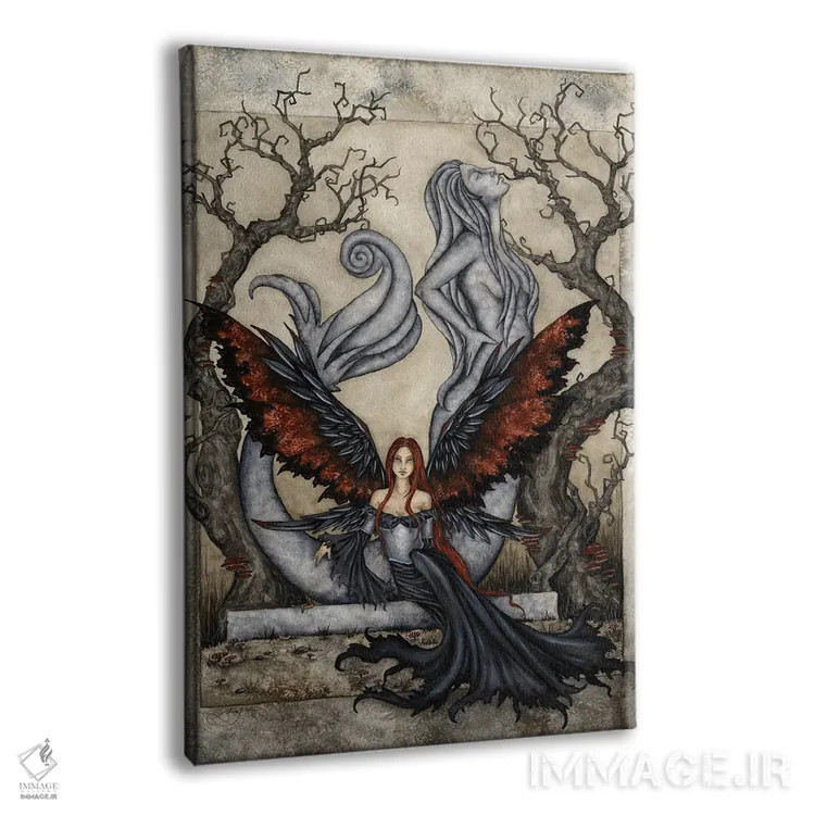 تابلو بیا کمی بمان اثر امی براون - نمای پرسپکتیو محصول