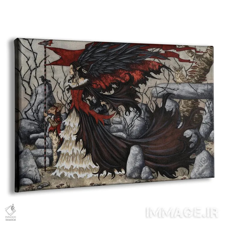 تابلو مورگان لفی ۲۰۰۲ (شخصیت افسانهای) اثر امی براون - نمای پرسپکتیو محصول