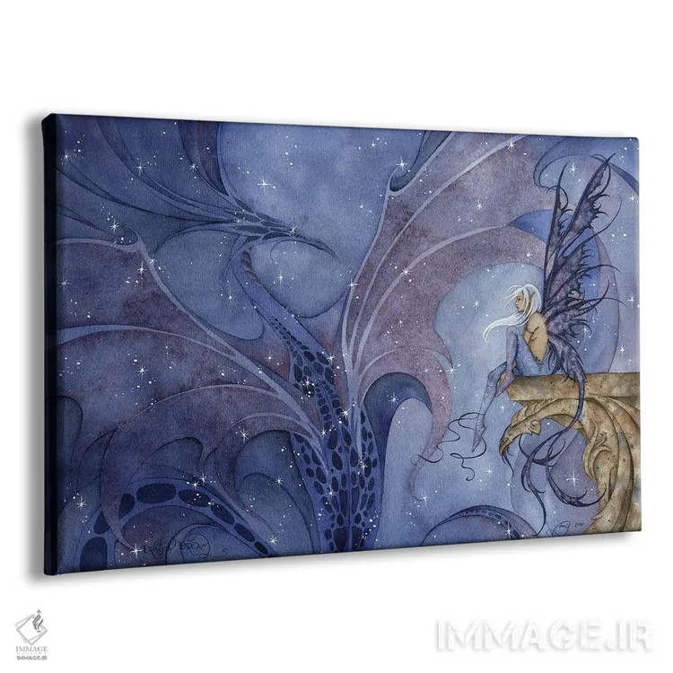 تابلو رویای اژدها اثر امی براون - نمای پرسپکتیو محصول