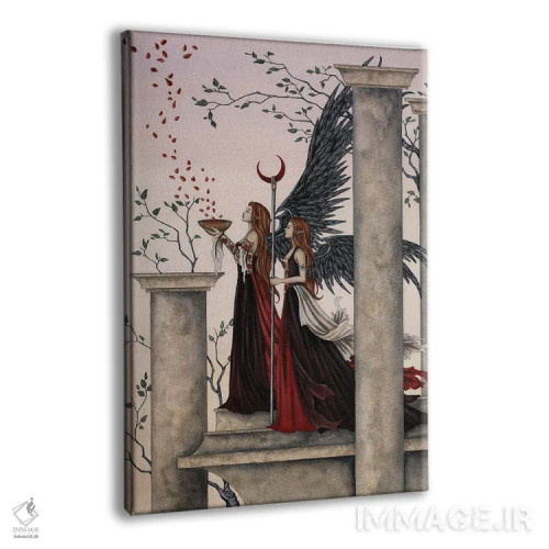 تابلو افسون گل رز اثر امی براون - نمای پرسپکتیو محصول