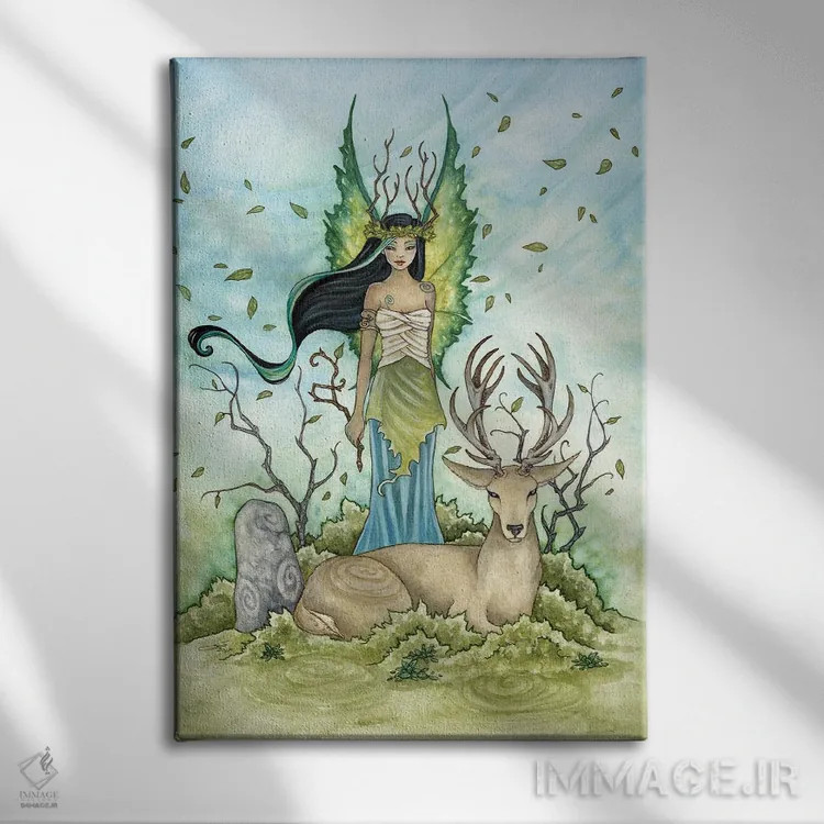 تابلو داستانهایی بر باد اثر امی براون - نمای روبهرو روی دیوار