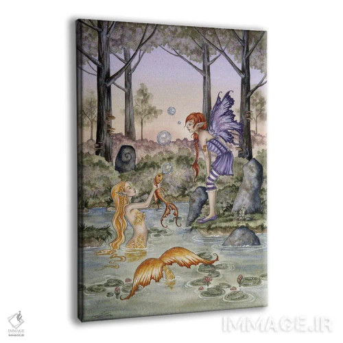 تابلو ماهی آرزوها اثر امی براون - نمای پرسپکتیو محصول