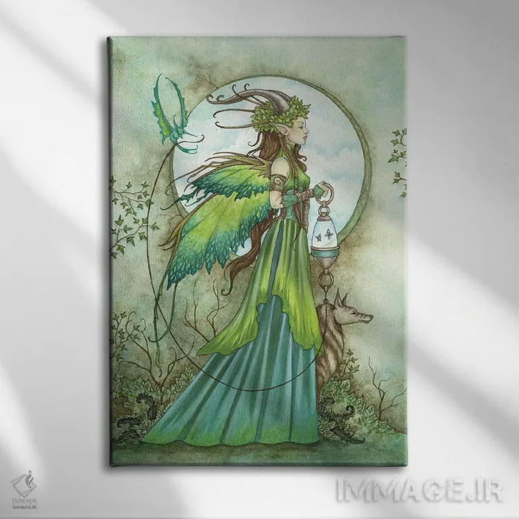 تابلو گردش (قدمزنی) اثر امی براون - نمای روبهرو روی دیوار