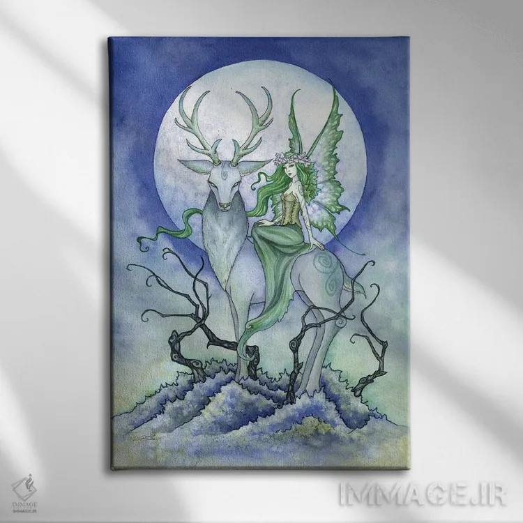 تابلو گرگومیش اثر امی براون - نمای روبهرو روی دیوار