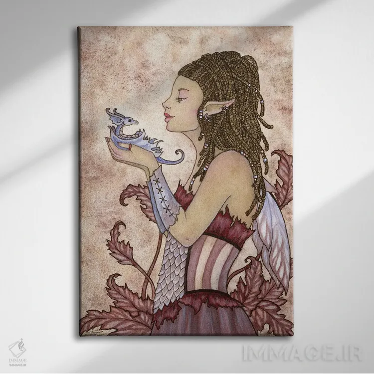 تابلو تحسین (ستایش) اثر امی براون - نمای روبهرو روی دیوار