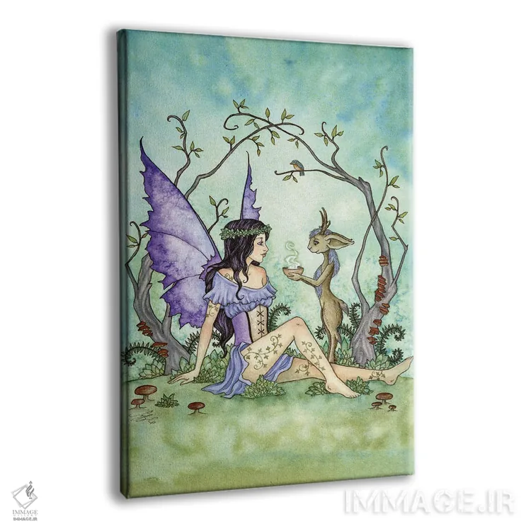 تابلو وقت چای اثر امی براون - نمای پرسپکتیو محصول