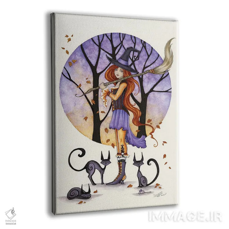 تابلو جادوگر پاییزی اثر امی براون - نمای پرسپکتیو محصول