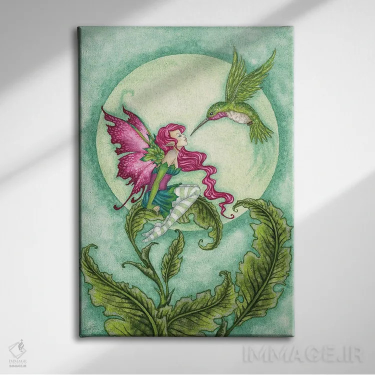 تابلو دلبری (عشوهگری) اثر امی براون - نمای روبهرو روی دیوار