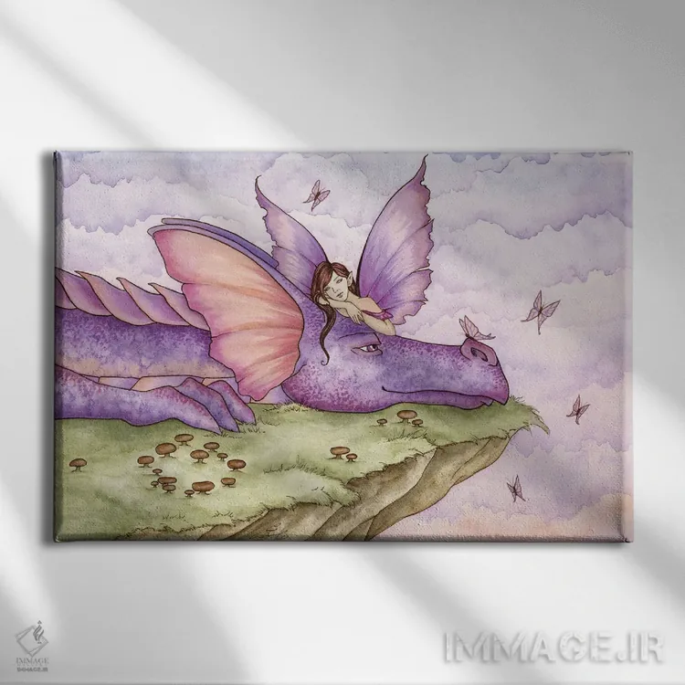 تابلو خیالپردازیها اثر امی براون - نمای روبهرو روی دیوار