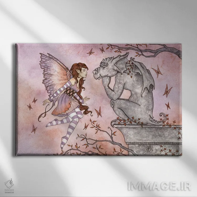 تابلو نگهبان سنگی اثر امی براون - نمای روبهرو روی دیوار