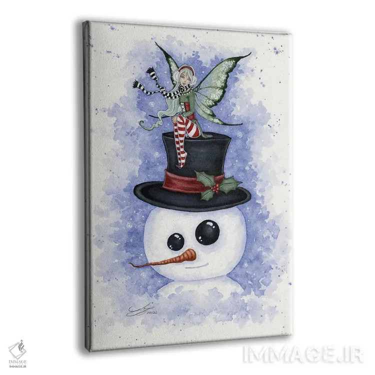 تابلو دوستان یخی اثر امی براون - نمای پرسپکتیو محصول