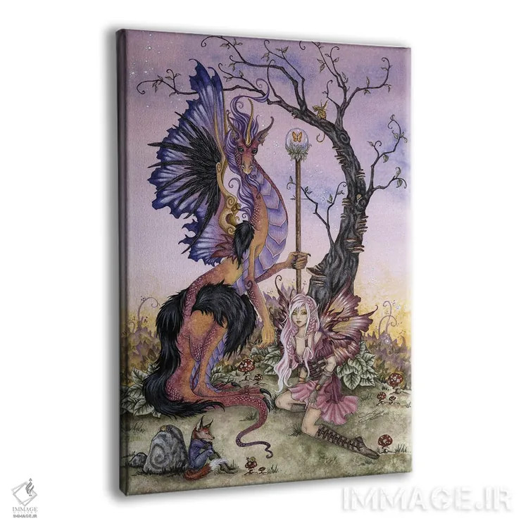 تابلو گردهمایی هنگام سپیدهدم اثر امی براون - نمای پرسپکتیو محصول