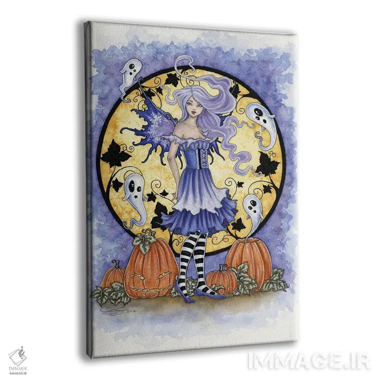 تابلو کدو تنبلزار تسخیرشده اثر امی براون - نمای پرسپکتیو محصول