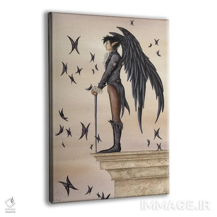 تابلو کلاغ سیاه (Rook) اثر امی براون - نمای پرسپکتیو محصول