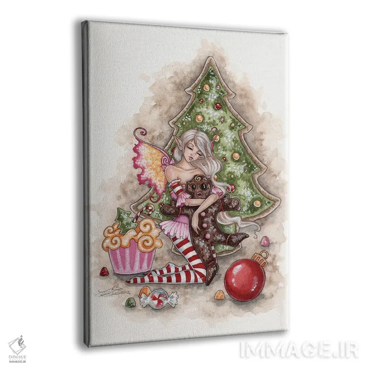 تابلو شب قبل از کریسمس بود اثر امی براون - نمای پرسپکتیو محصول