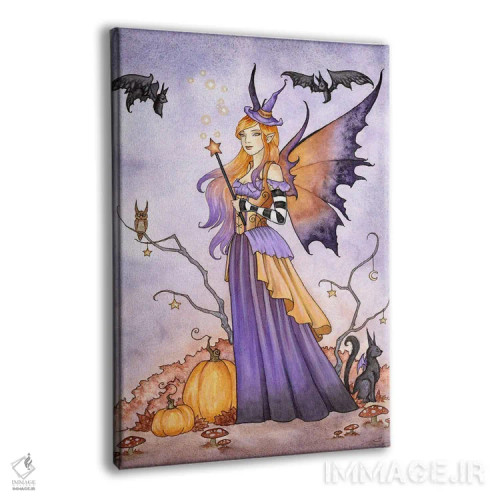تابلو جادوی هالووین اثر امی براون - نمای پرسپکتیو محصول