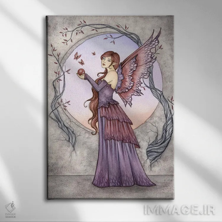 تابلو افسون ظریف اثر امی براون - نمای روبهرو روی دیوار
