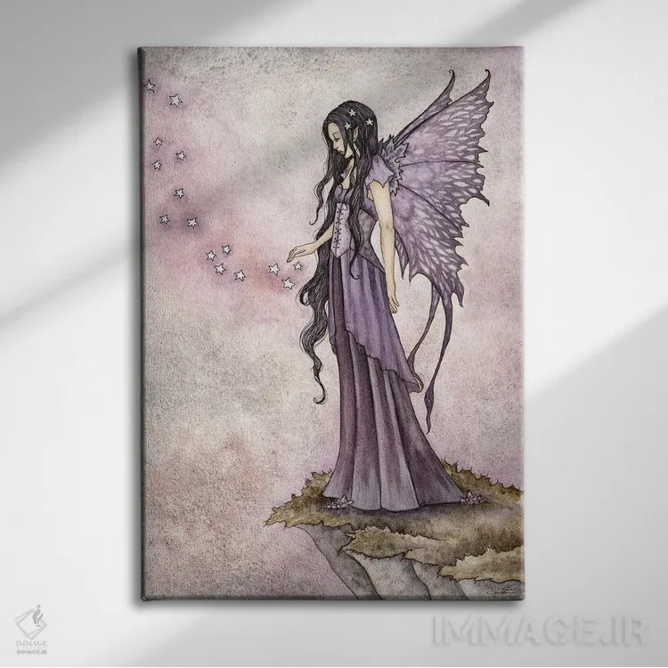 تابلو من بازخواهم گشت به شکل ستارگان اثر امی براون - نمای روبهرو روی دیوار