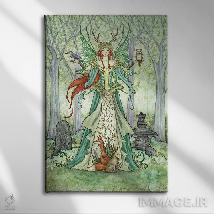 تابلو سرپرست اثر امی براون - نمای روبهرو روی دیوار