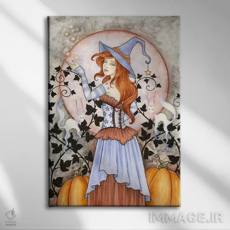 تابلو یه کم حقه و جادو اثر امی براون - نمای روبهرو روی دیوار