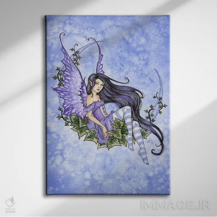 تابلو ماه پیچک اثر امی براون - نمای روبهرو روی دیوار