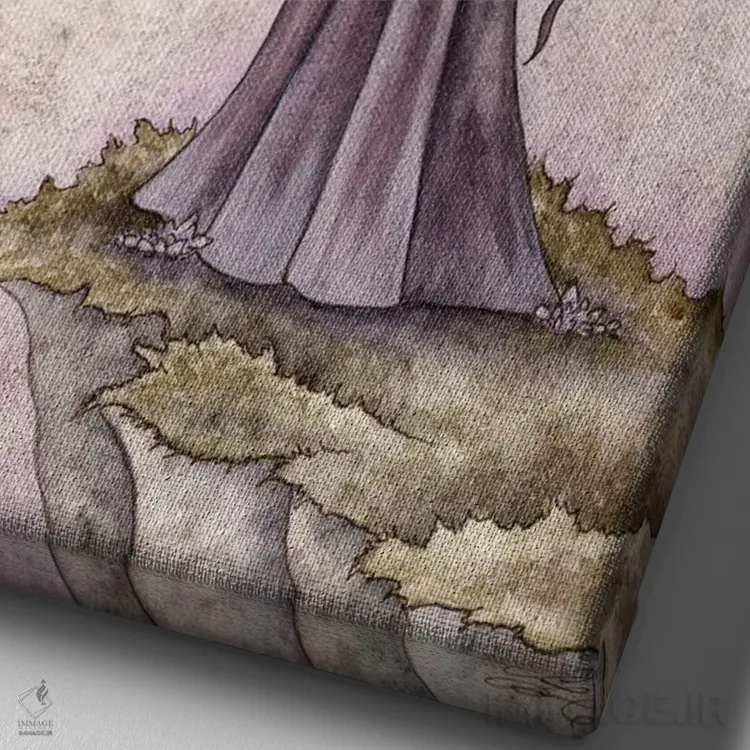 تابلو من بازخواهم گشت به شکل ستارگان اثر امی براون - نمای نزدیک بافت بوم