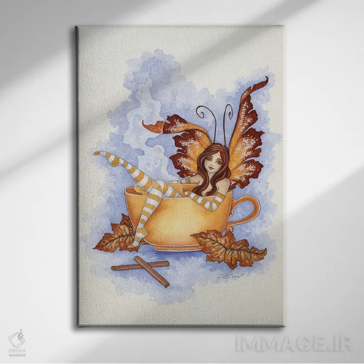 تابلو آرامش پاییزی اثر امی براون - نمای روبهرو روی دیوار