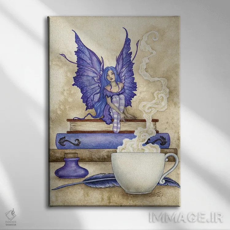 تابلو کتابخوان II اثر امی براون - نمای روبهرو روی دیوار