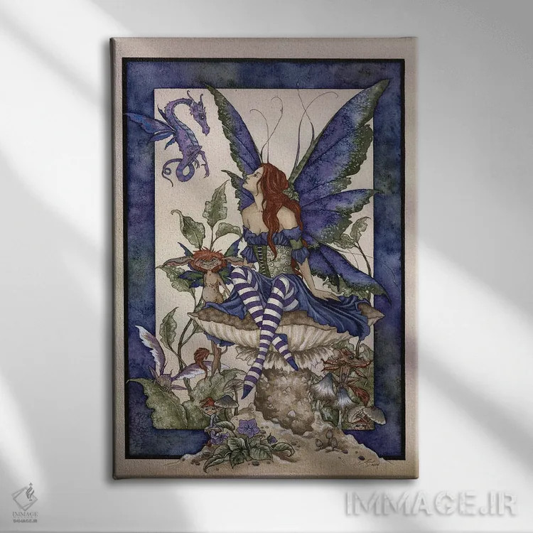 تابلو انتهای باغ اثر امی براون - نمای روبهرو روی دیوار