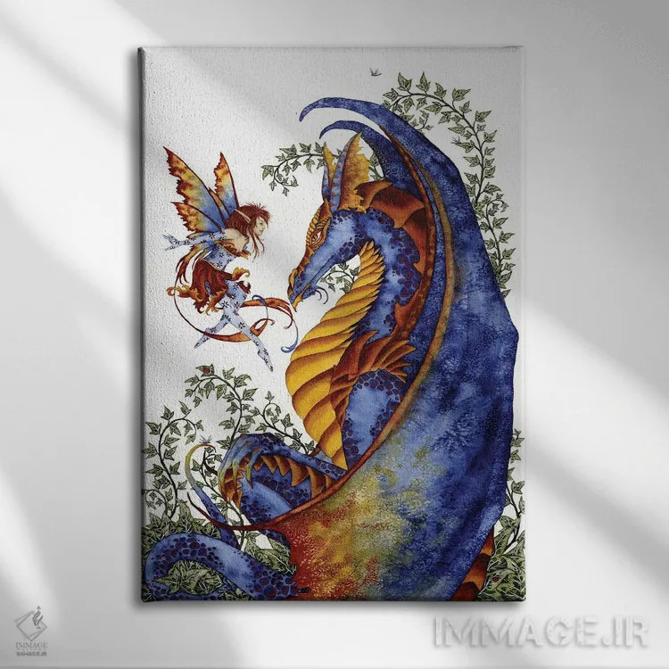 تابلو کنجکاوی اثر امی براون - نمای روبهرو روی دیوار