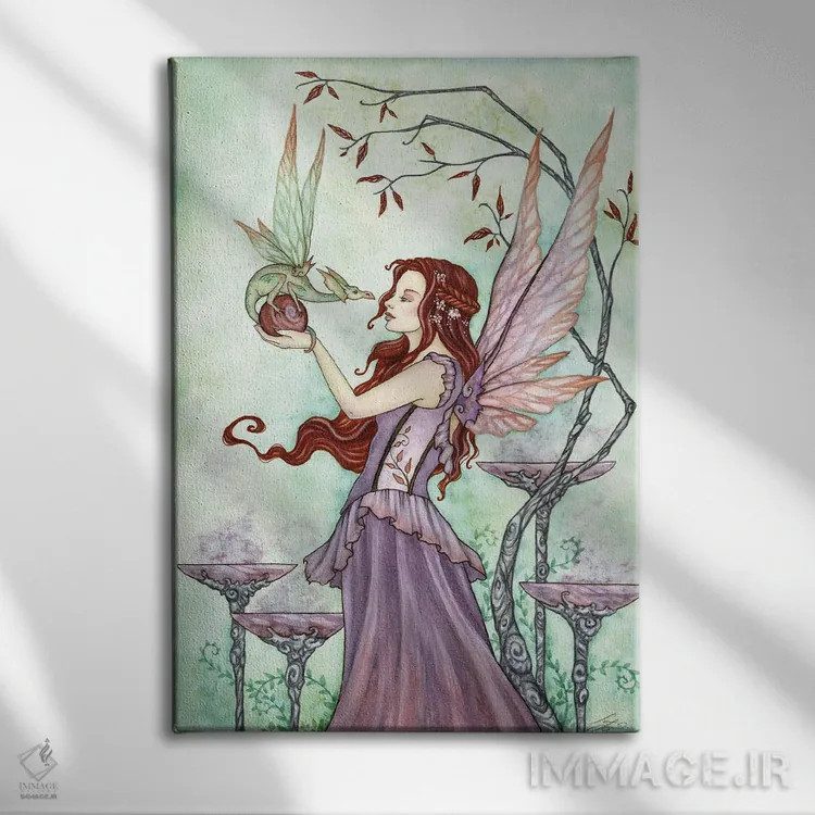 تابلو گوی اژدها اثر امی براون - نمای روبهرو روی دیوار