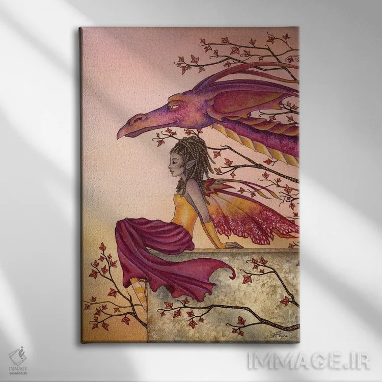 تابلو سلام به سپیدهدم اثر امی براون - نمای روبهرو روی دیوار