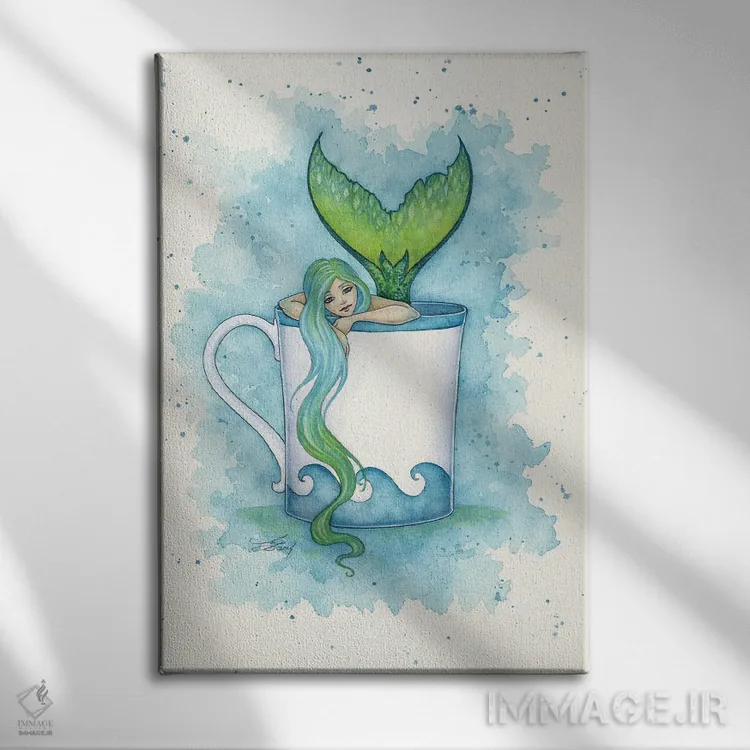 تابلو سرخوشی صبحگاهی اثر امی براون - نمای روبهرو روی دیوار