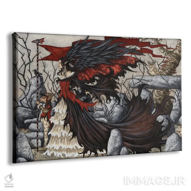 تابلو مورگان لفی (شخصیت افسانهای) اثر امی براون - نمای پرسپکتیو محصول