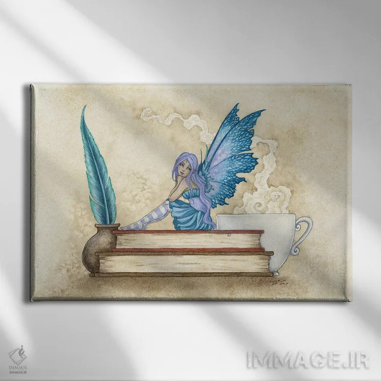 تابلو الهامبخش (موزه) اثر امی براون - نمای روبهرو روی دیوار