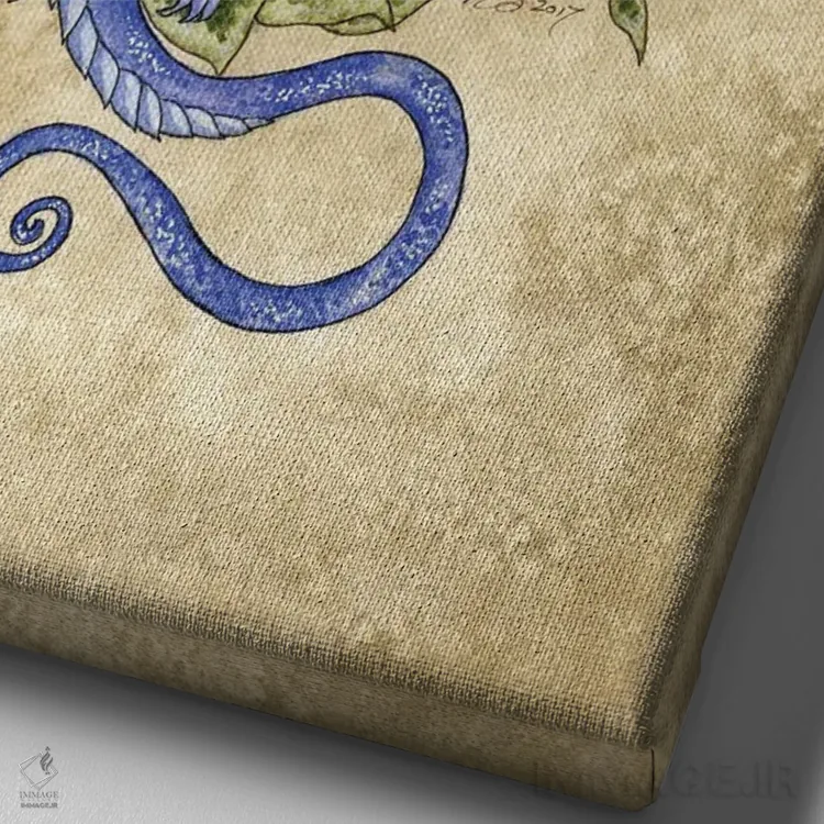 تابلو امکانات (احتمالات) اثر امی براون - نمای نزدیک بافت بوم