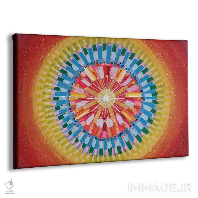 تابلو انرژی ماندالا اثر امی داینر - نمای پرسپکتیو محصول