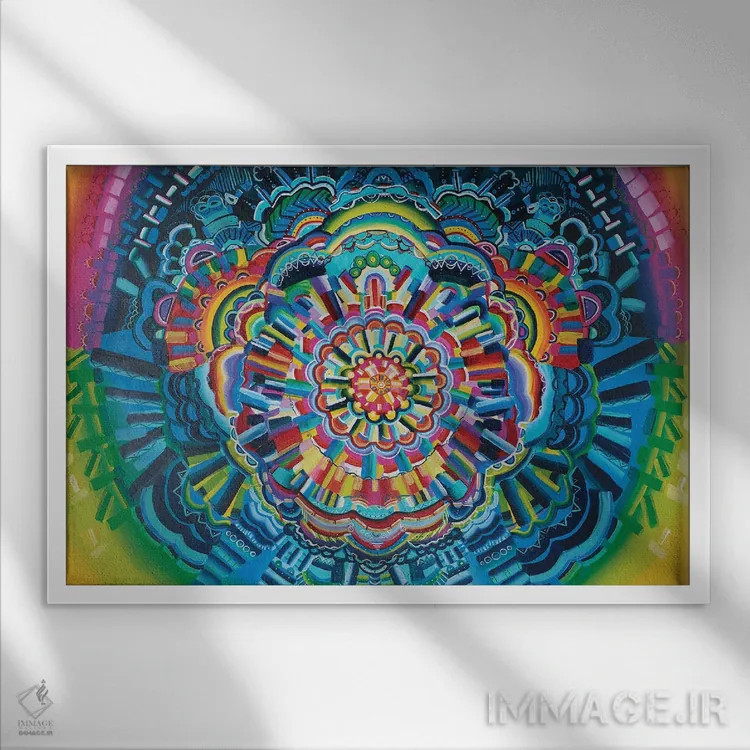 تابلو کشف اثر امی داینر - نمای قابدار سفید