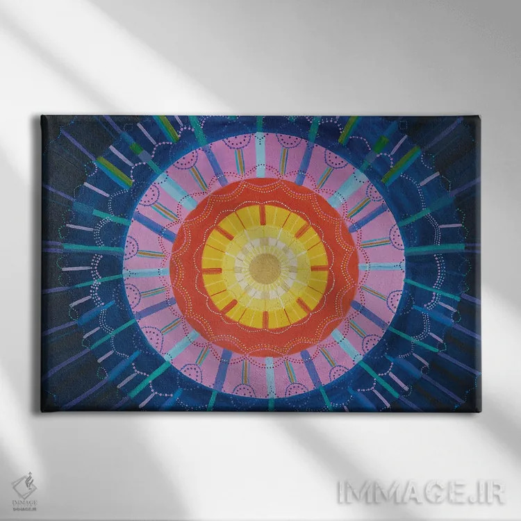 تابلو یگانگی/وحدت اثر امی داینر - نمای روبهرو روی دیوار