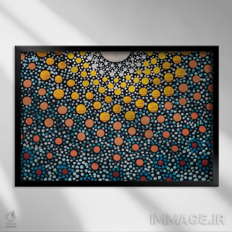 تابلو افسون اثر امی داینر - نمای قابدار مشکی